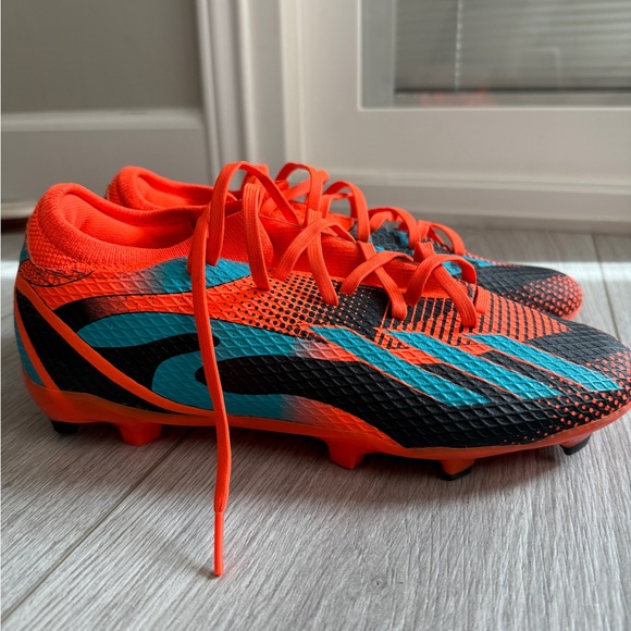 Orange and Black Soccer Shoes - Picture 1 of 4